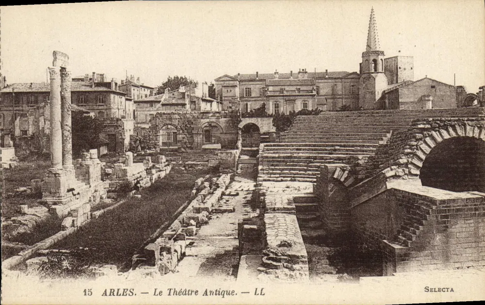 Arles — O Teatro Antigo — LL — Selecta - Frente