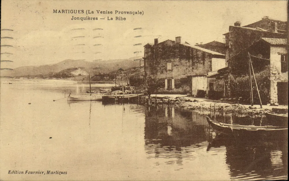 Martigues (A Veneza Provençal) — Jonquières — La Ribe — Edição Fournier, Martigues - Frente