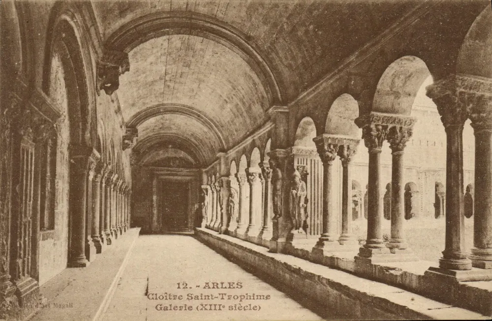 Cloître Saint-Trophime — Arles — Galeria do XIIIº século — Coleção d'Art Magalli, n°12 - Frente