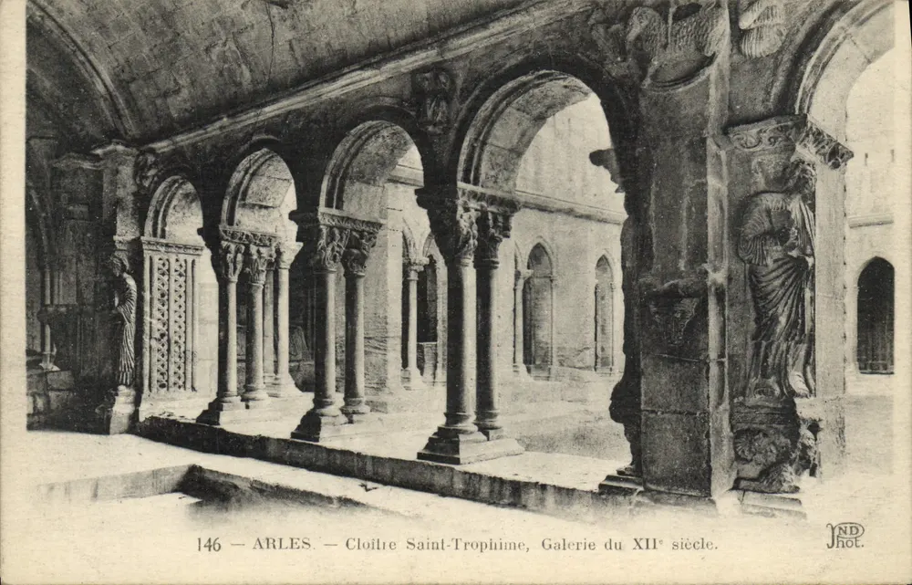 Arles — Kloster Saint-Trophime, Galerie des 12. Jahrhunderts — ND Fotografie - Vorderseite