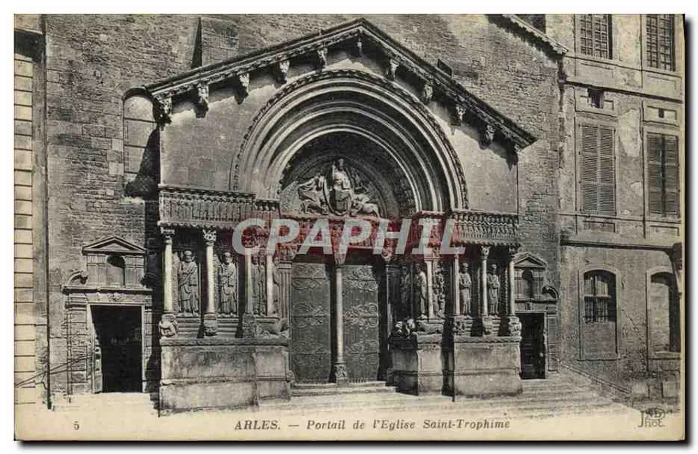 Arles — Portal der Kirche Saint-Trophime — Anciens États, Imprimeurs et Cie, Paris - Vorderseite