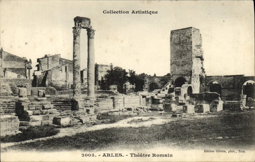 Arles — Teatro Romano — Edição Gilettà, Nice - Frente