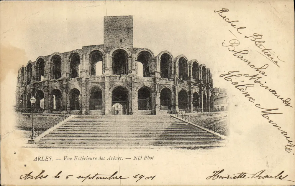 Arles — Äußere Ansicht der Arènes — ND Phot - Vorderseite