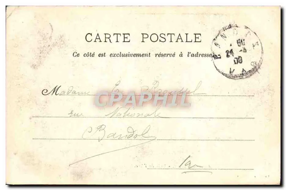 Aix-en-Provence - Bois de l'Arc — Papeterie Germanet - Achterkant