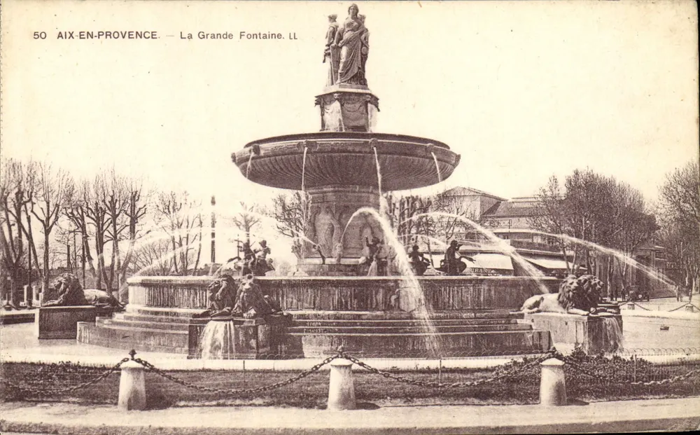 Aix-en-Provence — La Grande Fontaine. LL - Vorderseite