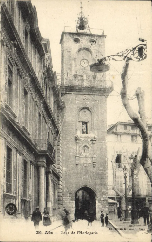 Aix — Uhrturm — Sammlung Jaussaud, Aix - Vorderseite