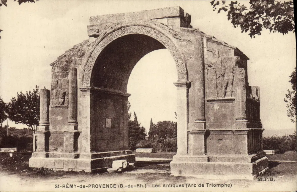 St-Rémy-de-Provence (B.-du-Rh.) — Die Antiquitäten (Triumphbogen) — M.F.B. - Vorderseite