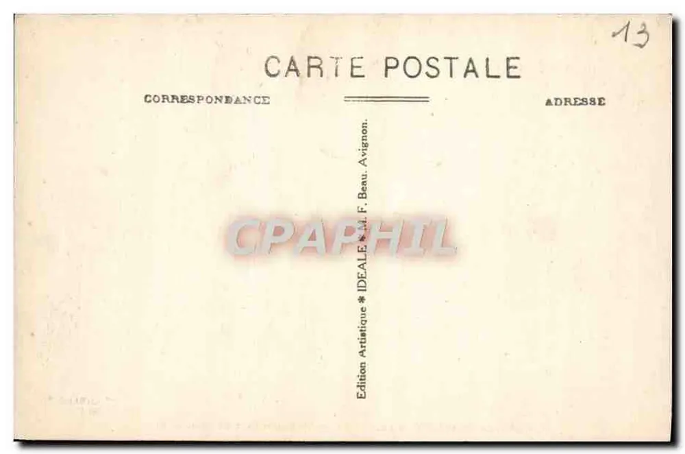 St-Rémy-de-Provence (B.-du-Rh.) — Die Antiquitäten (Triumphbogen) — M.F.B. - Rückseite