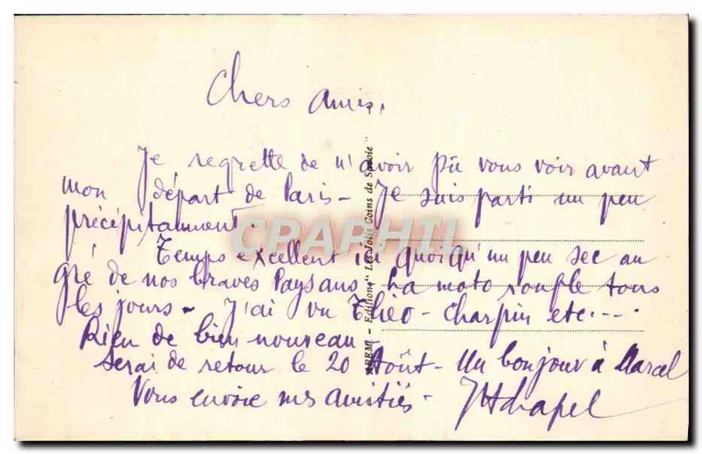 St-Rémy — Les Usines Horteu — Verlag: Les Éditions Cams de Sopra, n° 4274 - Rückseite