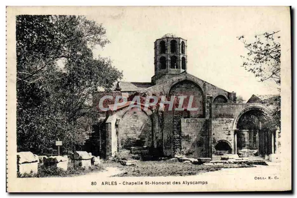 Arles - Kapelle Saint-Honorat der Alyscamps — Coll. E. C. — n° 80 - Vorderseite