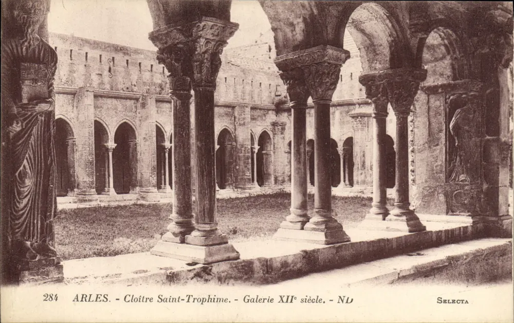 Arles - Kloster Saint-Trophime - Galerie des 12. Jahrhunderts — Selecta, n°284 - Vorderseite