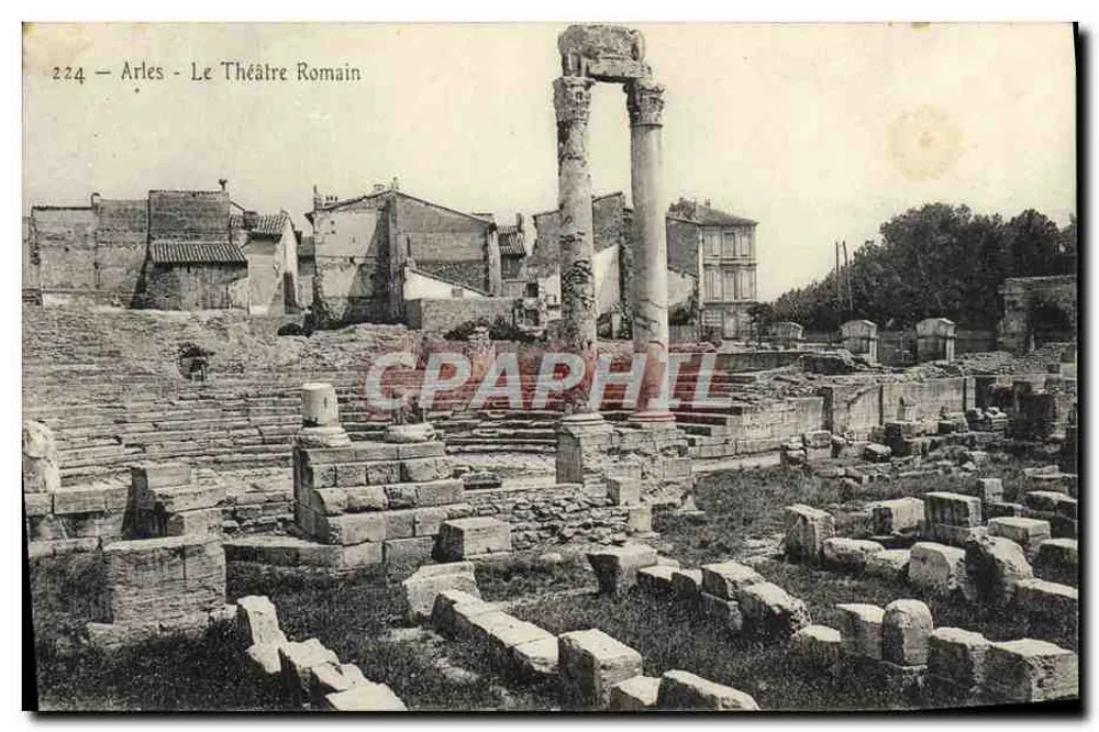 Arles - Het Romeinse Theater — onbekende uitgever, n° 224 - Voorkant