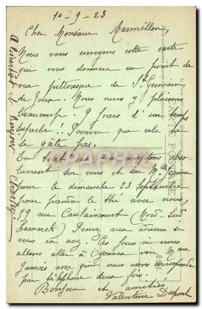 Saint-Germain-de-Joux — Cachoeira das Panelas — F. Vialatte, fot. Oyonnax - Verso