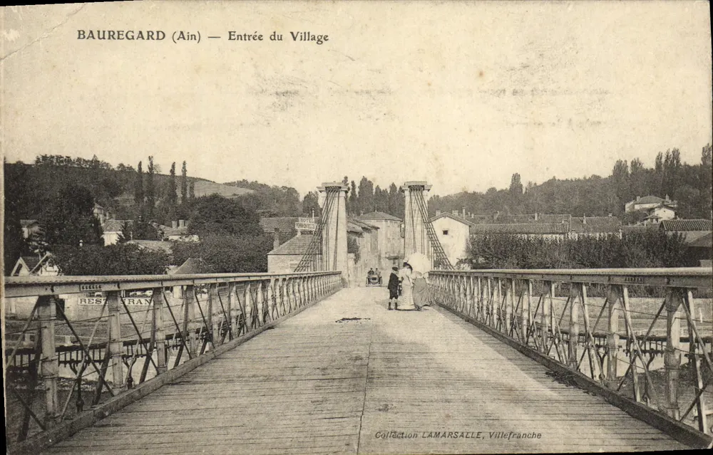 Bauregard (Ain) — Entrée du Village — Collection Camarsalle, Villefranche - Frente