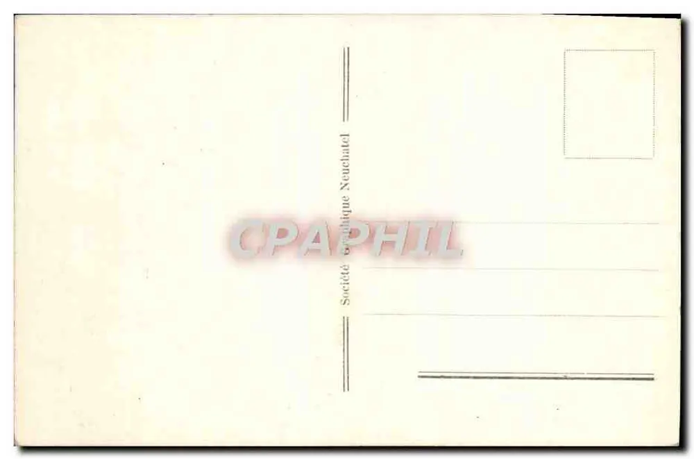 Divonne-les-Bains — O Castelo — Sociedade Gráfica Neuchâtel, n°39 - Verso