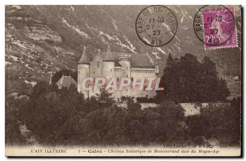 Guloz — Historisches Schloss Montverrand aus dem Mittelalter — L'AIN ILLUSTRÉ, n°2 - Vorderseite