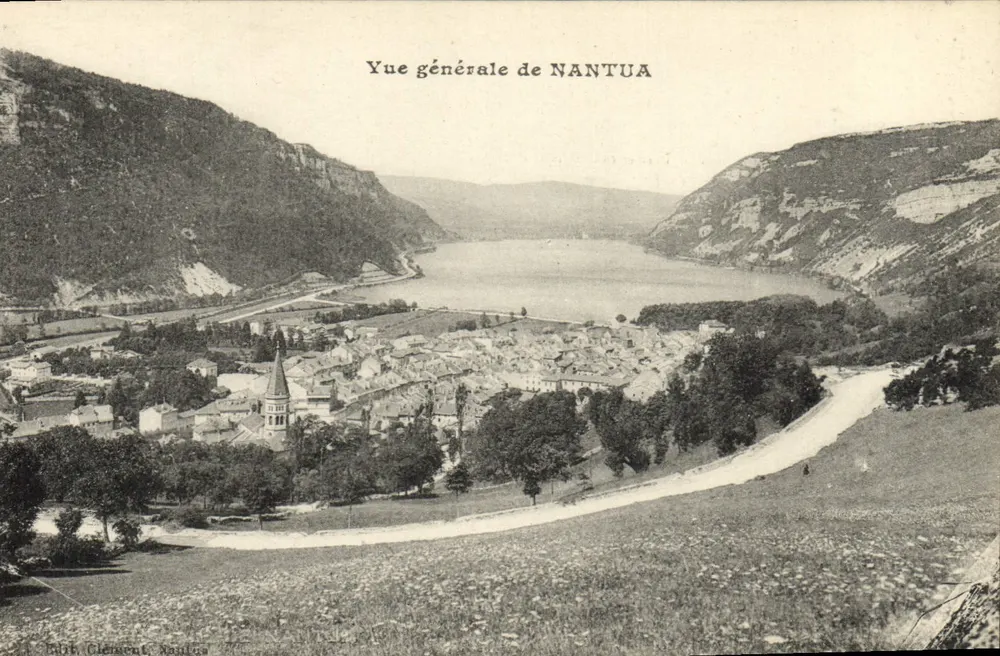 Vista geral de NANTUA — Editor Clément, Annecy - Frente