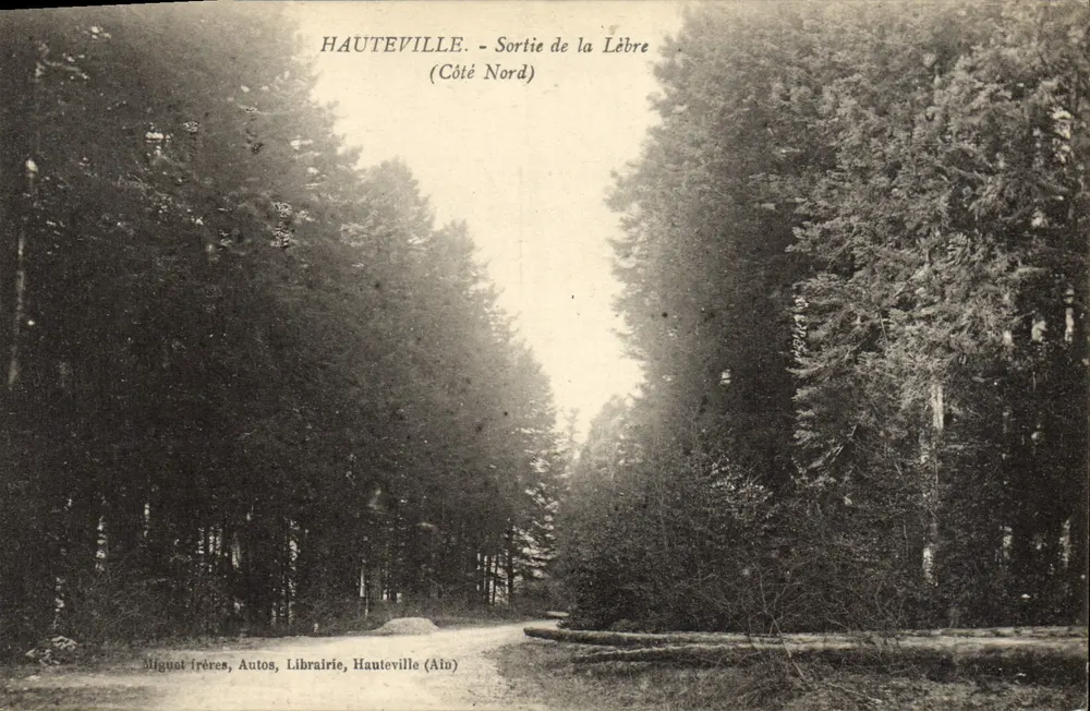 Hauteville - Saída da Lèbre (Lado Norte) — Miguel Irères, Livraria, Hauteville (Ain) - Frente