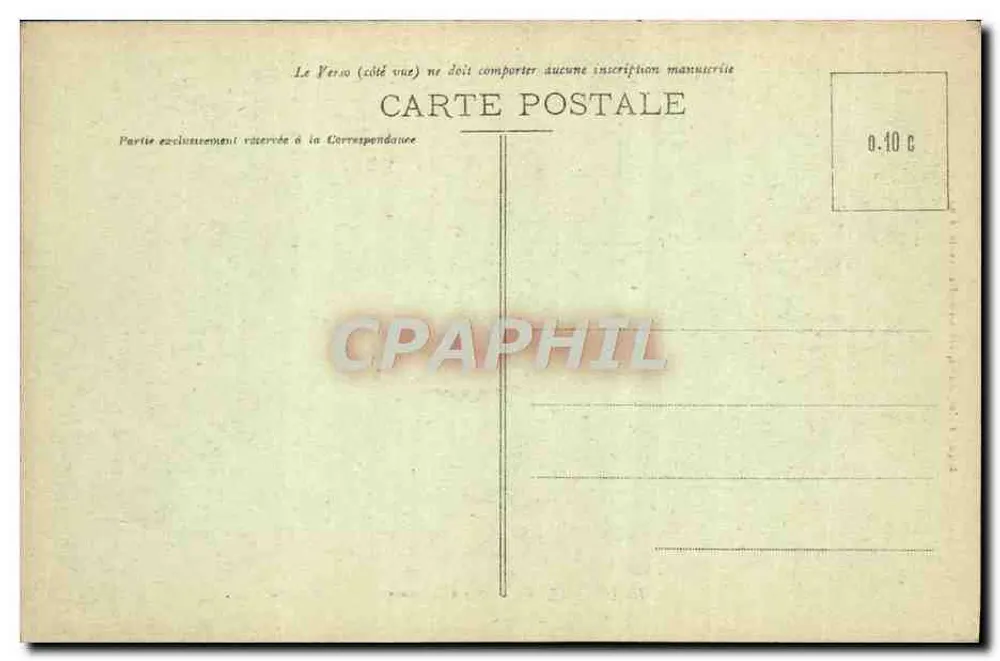 Hauteville - Hotel Charvet — editor Mignet frères, Autos, Livraria (Annecy) - Verso