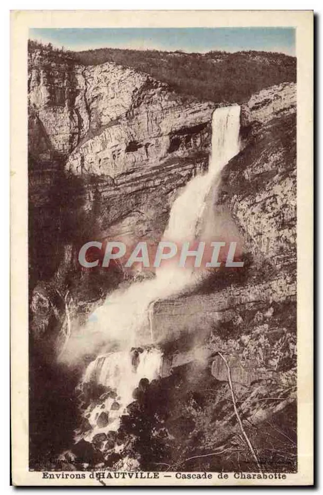 Arredores de HAUTVILLE — Cachoeira de Charabotte - Frente