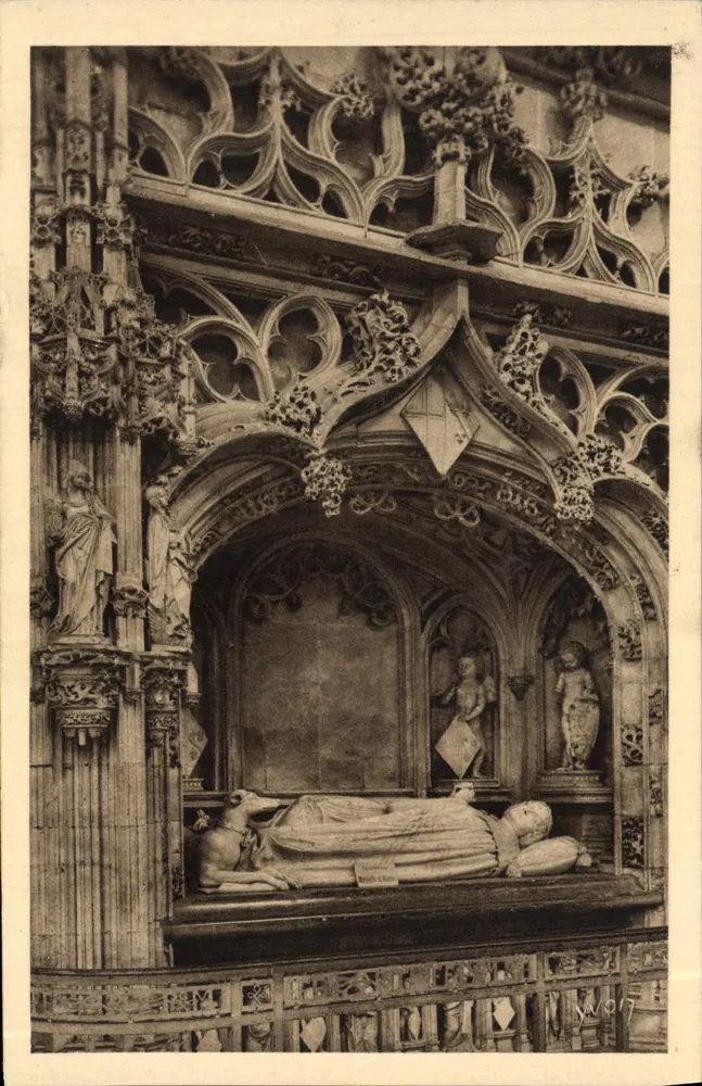 Bourg (Ain) — Kirche von Brou — Mausoleum von Marguerite de Bourbon — Verlag: La Douce France - Vorderseite