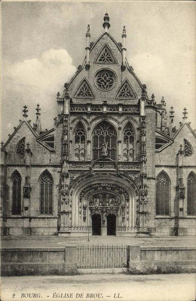 Bourg — Igreja de Brou — L.L. - Frente
