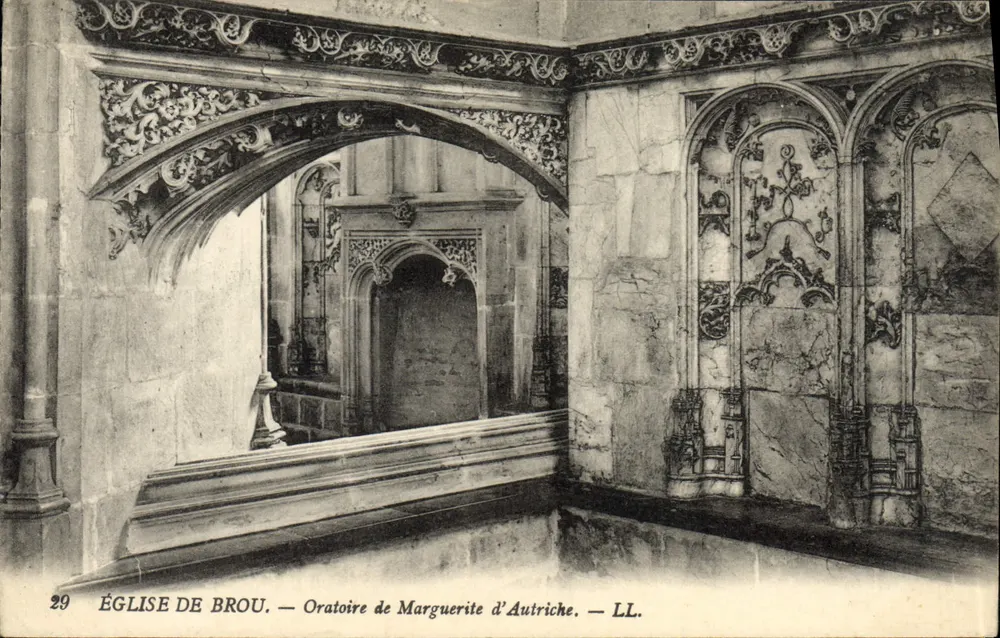 Igreja de Brou — Oratório de Marguerite da Áustria — LL. - Frente