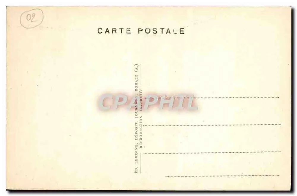 Bohain (Aisne) — Öffentlicher Garten — Denkmal Lefèvre - Rückseite