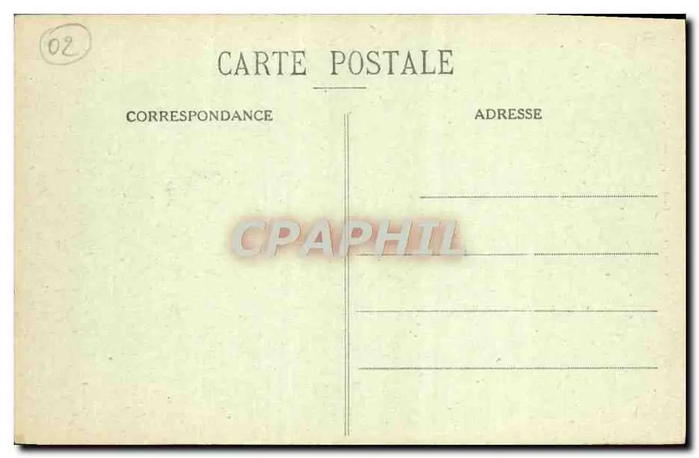 Charly-sur-Marne (Ainé) — Panoramablick von den Monts Gallés — Verlag: (Manu) - Rückseite