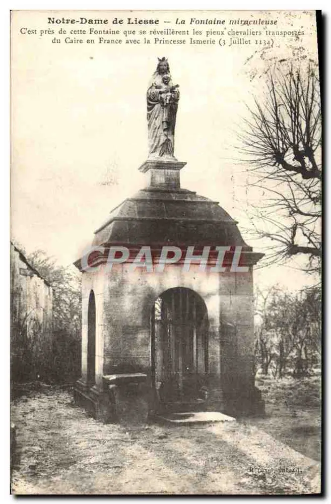Unsere Frau von Liesse — Die Wunderquelle — Phototypie J. P. Robozzi, Reims - Vorderseite
