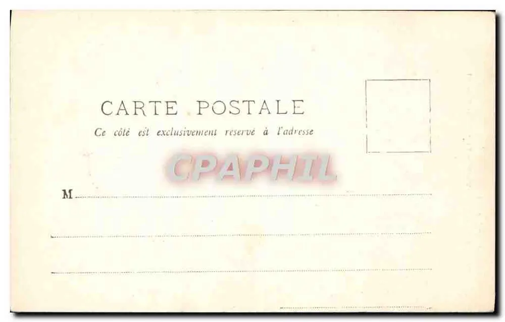 La Ferté Milon — Das alte Schloss. Haupteingang — Imp. Crépaux, La Ferté Milon - Rückseite