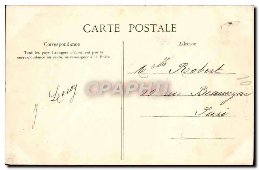 Soissons — O Ponte Saint-Waast — editor não visível - Verso