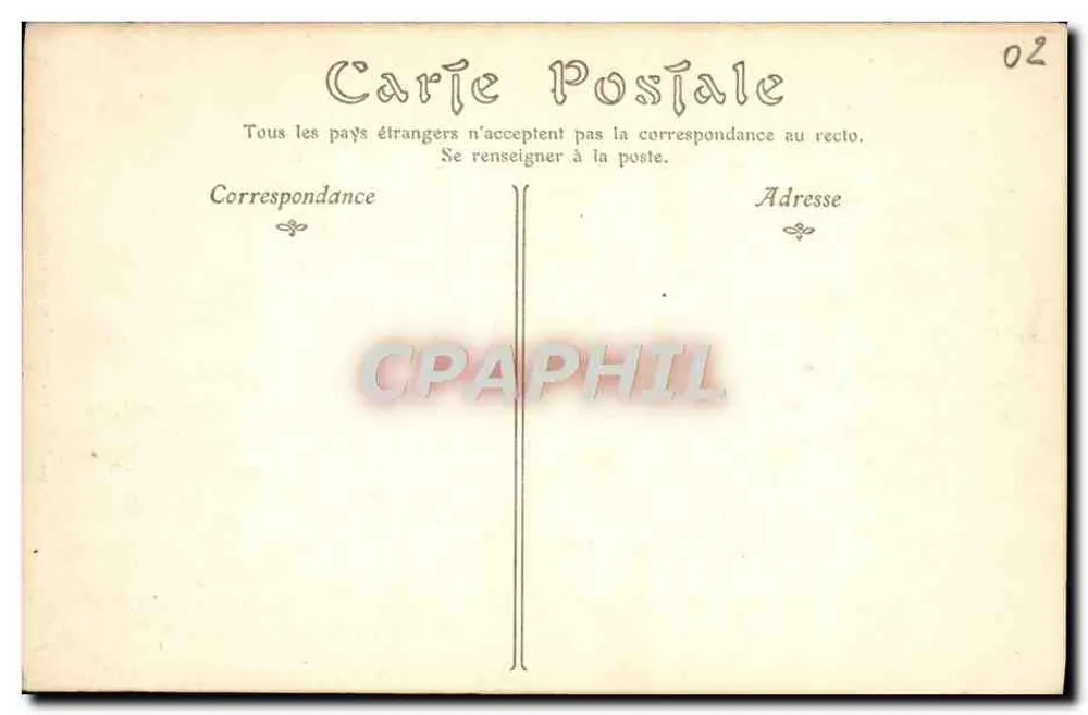 Soissons — A Catedral — ND PAX - Verso
