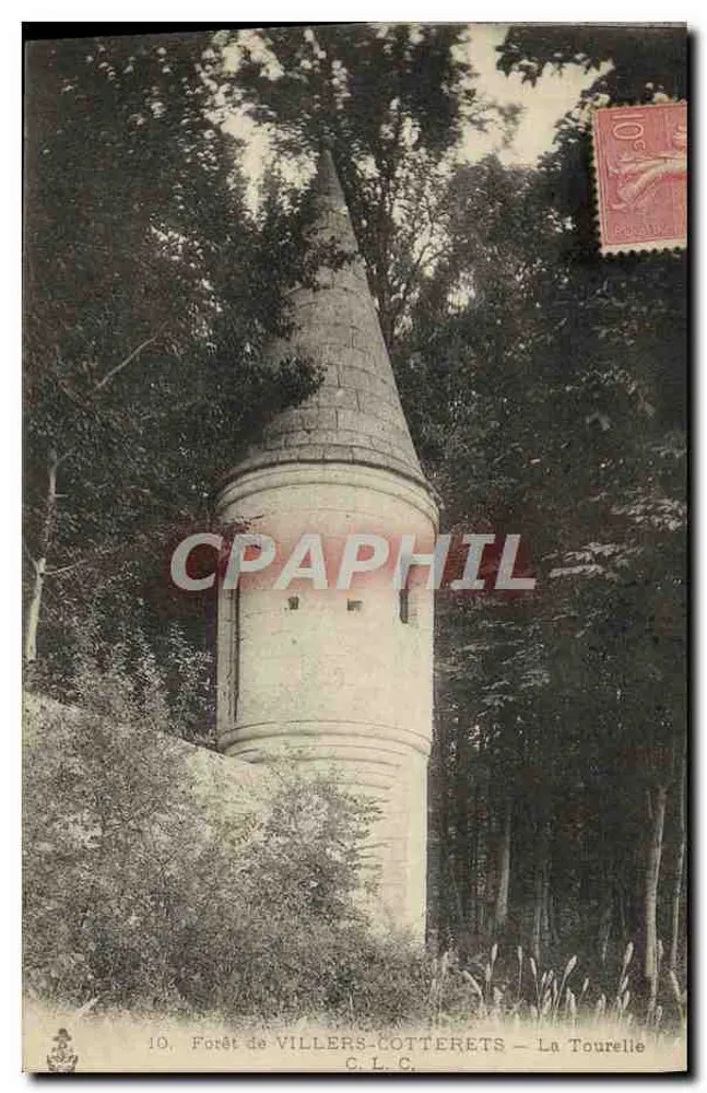 Wald von VILLERS-COTTERETS — Die Turm — C.L.C. - Vorderseite