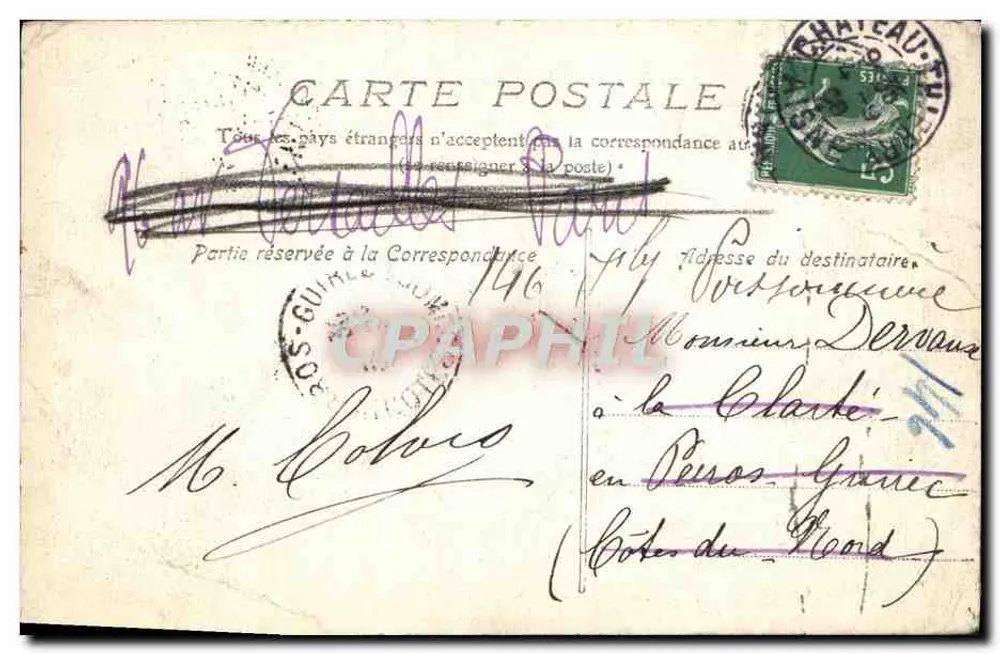 Capela do Forte Saint-Jacques — Château-Thierry — Fototipia A. Rep e Filliette - Verso