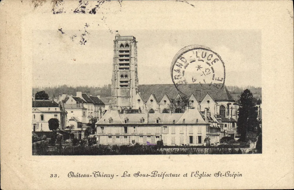 Schloss-Chierry — Das Untergefängnis und die Kirche St-Grépin — Verleger: LUCE - Vorderseite