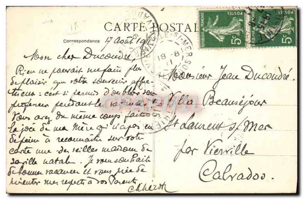 Castelo-Thierry — Vista geral — Edit. J. B. - Verso
