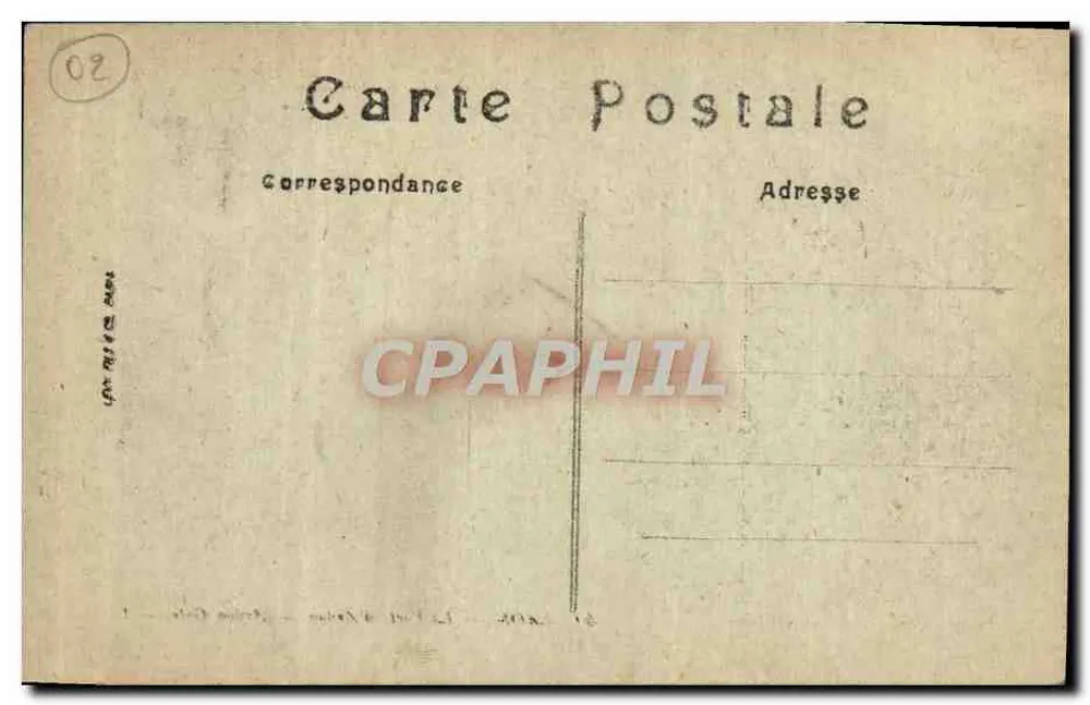 Laon — A Porta d'Ardon — editor L.L. n°47 - Verso