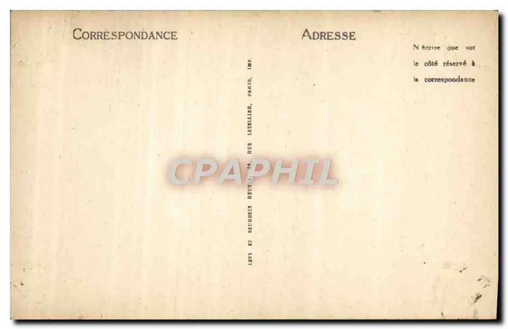 Catedral de Laon — ND — Editor Levy e Neuchodin, Paris - Verso