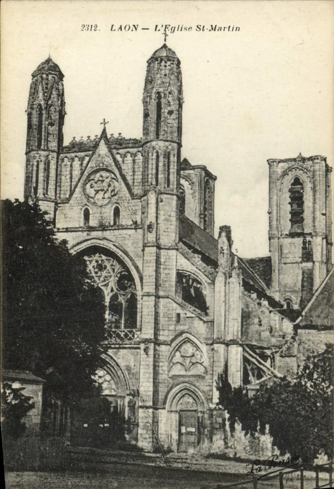 Laon — A Igreja de São Martinho — La Ronde, n° 2312 - Frente