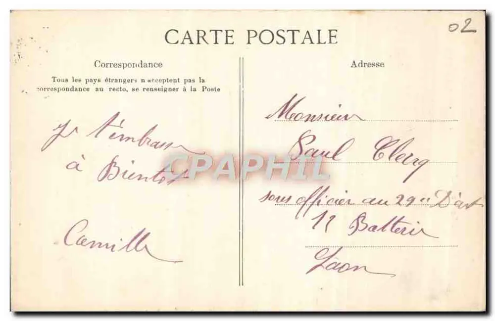 Laon — Antiga porta Lupsault — F. Barnaud, fot.-editor, Laon - Verso
