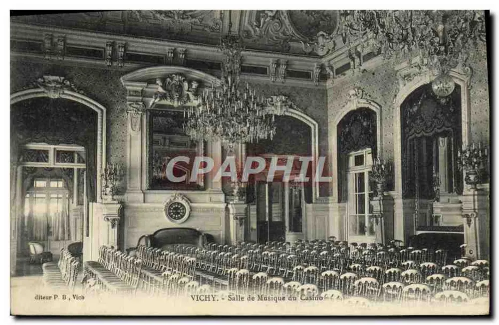 Vichy — Musiksaal des Casinos — Verleger P. B., Vichy - Vorderseite