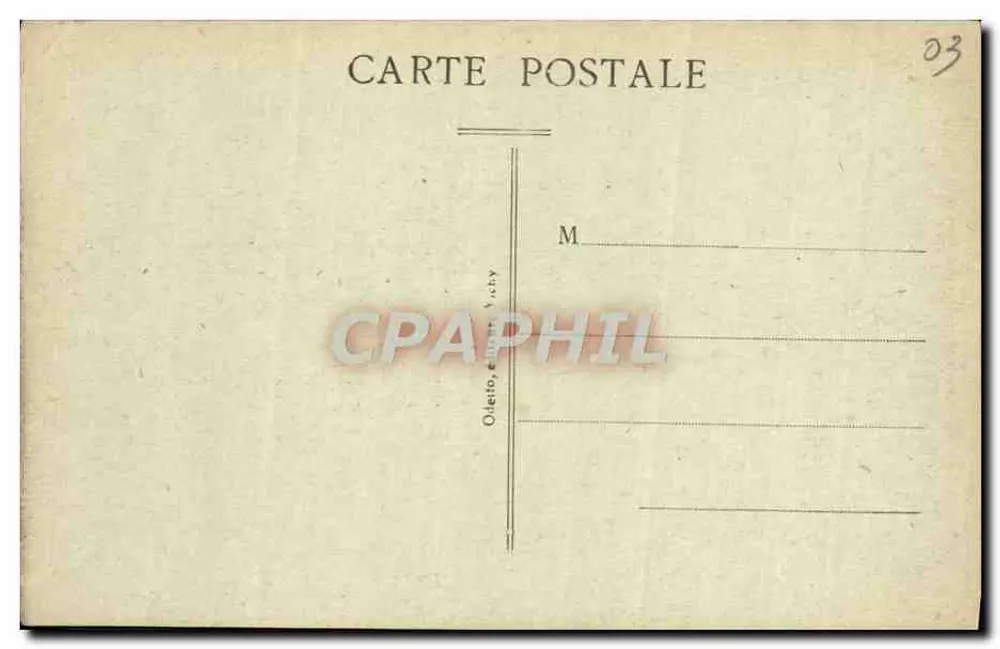 Vichy — Der Park der Celestins, Ansicht der Lardy-Bäder — L.O. n°107 - Rückseite