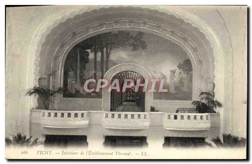 विची — थेरमल संस्थान के अंदर — एलएल। — संख्या 166 - आगे