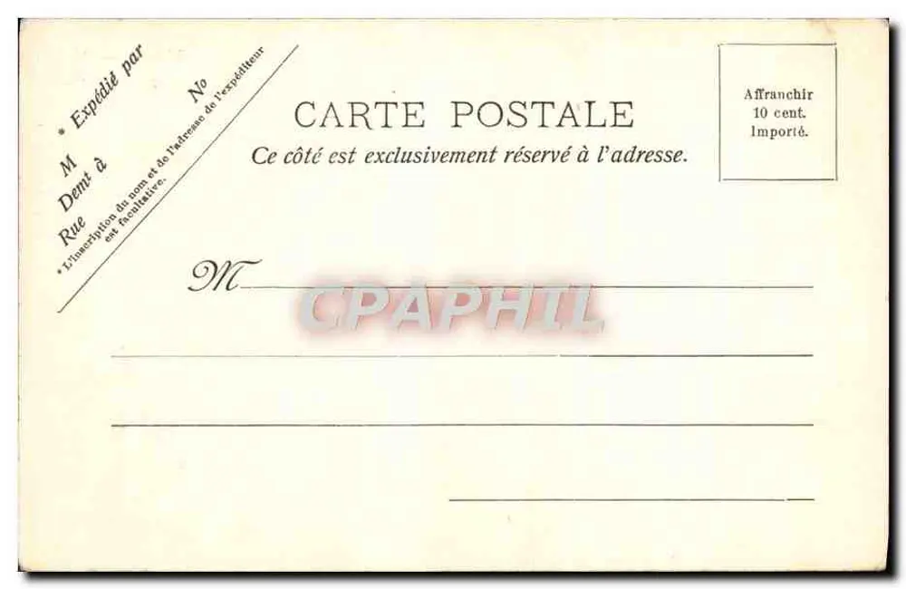 Murat — Casa del Medioevo — V.P. París 7 - Reverso