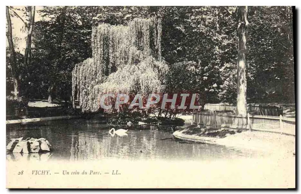 Vichy — Een hoek van het Park — LL. n°28 - Voorkant