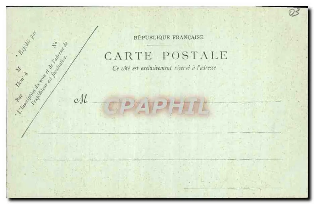 Vichy — Een hoek van het Park — LL. n°28 - Achterkant