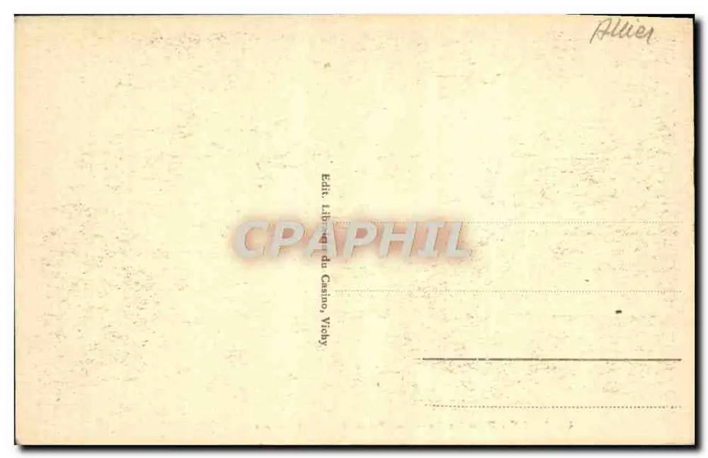 Vichy — In den neuen Parks, riesige Poplars — Verlag: Librairie du Casino, Vichy, n°48 - Rückseite
