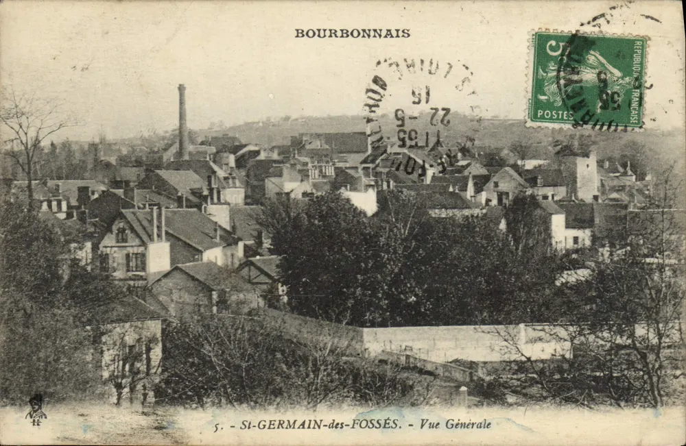 St-Germain-des-Fossés — Vista Geral — BOURBONNAIS - Frente
