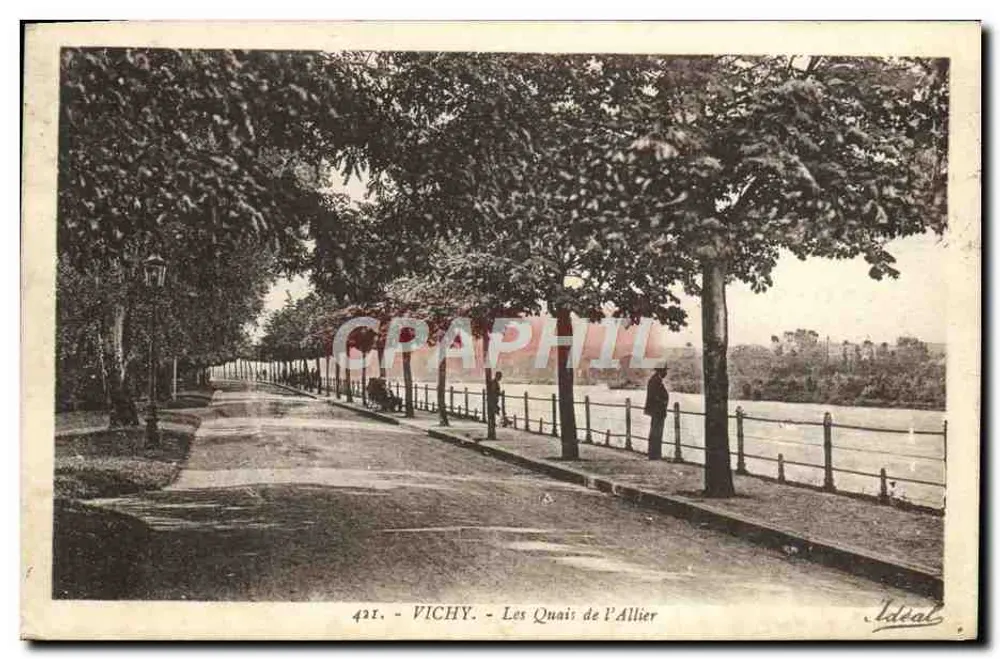 Vichy — De Bastions van de Allier — Editeurs Ideal, n° 421 - Voorkant